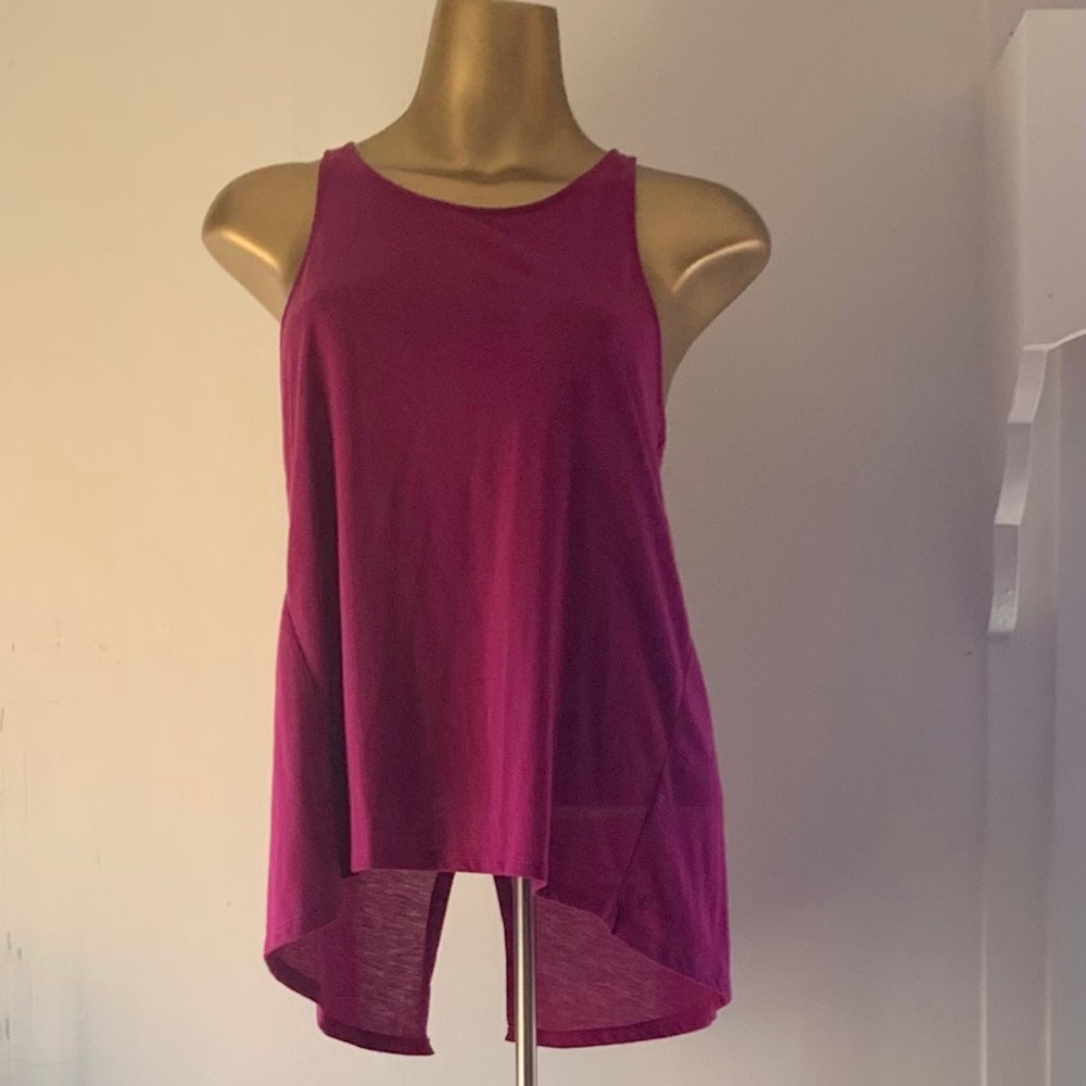 America Eagle Racer Back Tank Top Zip Back size Medium